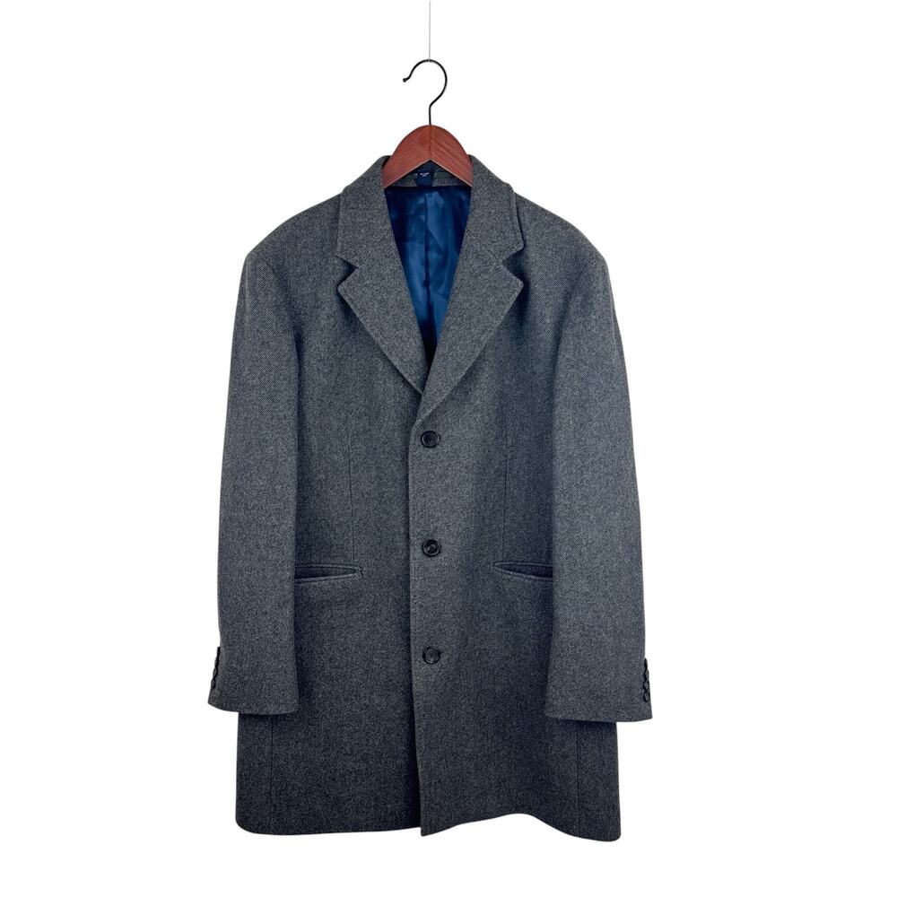 J. Crew Gray Wool & Cashmere Top Coat